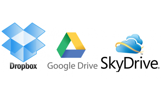 Dropbox SkyDrive y Google Drive